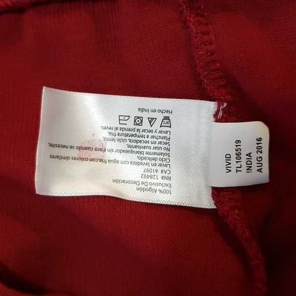 GREG NORMAN COTTON DARK RED QUARTER ZIP SIZE XL - Picture 11 of 12